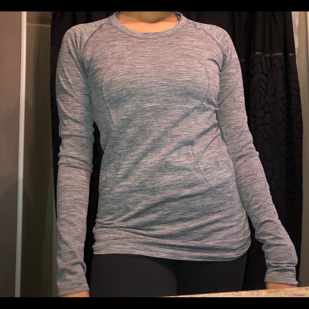 Gray Lululemon long sleeve